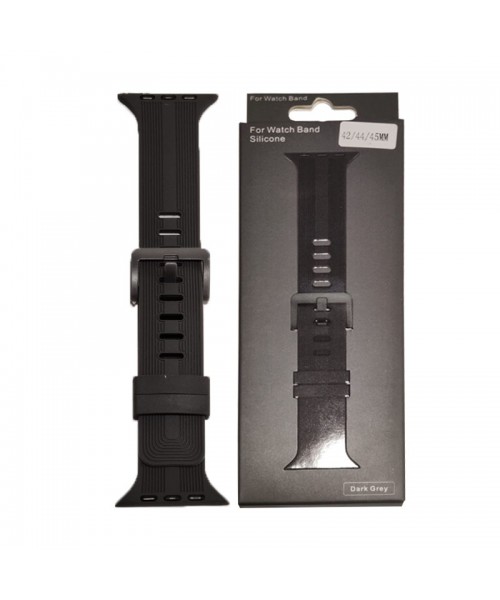 OEM Scout Silicone Strap For iWatch 42/44mm - Black