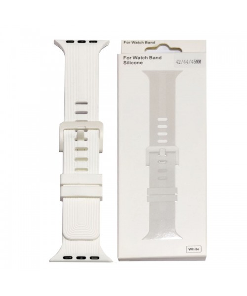 OEM Scout Silicone Strap For iWatch 42/44mm - White