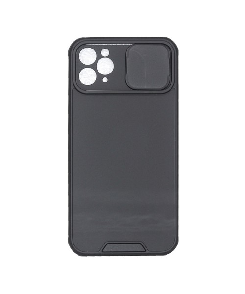 Oem σκληρή πίσω θήκη με ειδικό Slide camera cover για την προστασία της κάμερας για Iphone 12 Pro Max-Black