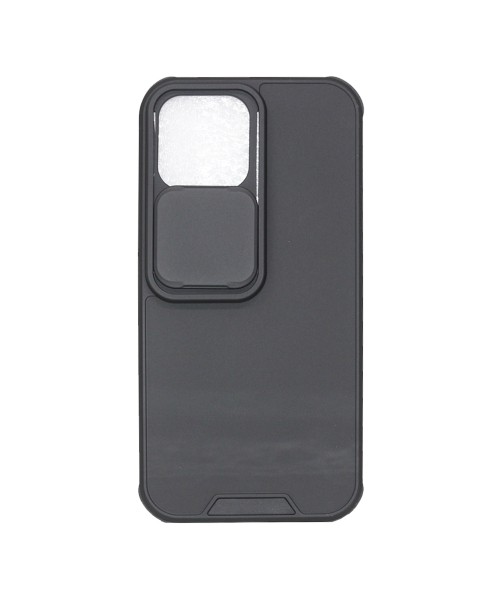 Oem σκληρή πίσω θήκη με ειδικό Slide camera cover για την προστασία της κάμερας για Iphone 13 Pro Max-Black