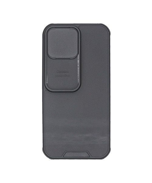 Oem σκληρή πίσω θήκη με ειδικό Slide camera cover για την προστασία της κάμερας για Iphone 13 Pro Max-Black
