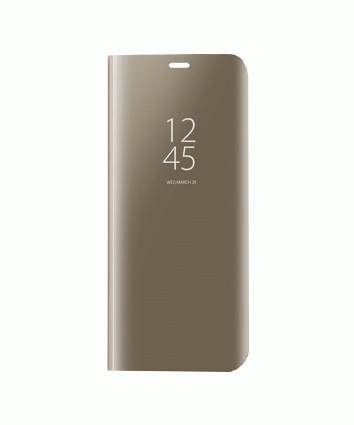OEM CLEAR VIEW STAND BOOK COVER FOR HUAWEI P20 PRO - GOLD