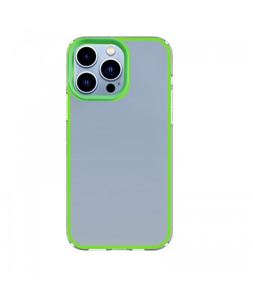 New Fashion removable Frame Clear Cover Colorful For iPhone 11 - Green (OEM)
