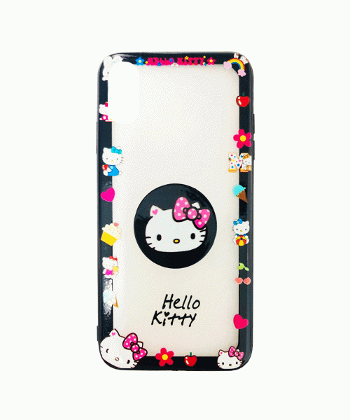 OEM BACK CASE EMOJI IPHONE X/XS BLACK