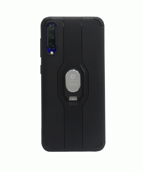 OEM Back Case iFace With Stand For Xiaomi Mi 9 Lite - Silver