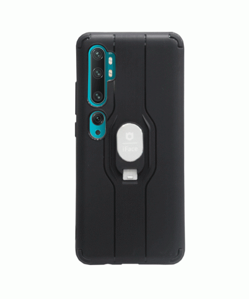 OEM Back Case iFace With Stand For Xiaomi Mi NOTE 10 - Silver