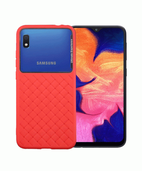 OEM BACK COVER SQUARE BOX ΓΙΑ SAMSUNG GALAXY A20 - RED