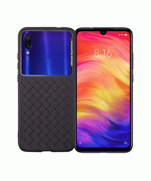 OEM BACK COVER SQUARE BOX ΓΙΑ XIAOMI REDMI NOTE 7 - BLACK