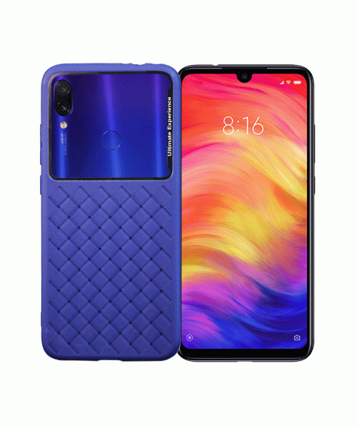 OEM BACK COVER SQUARE BOX ΓΙΑ XIAOMI REDMI NOTE 7 - BLUE