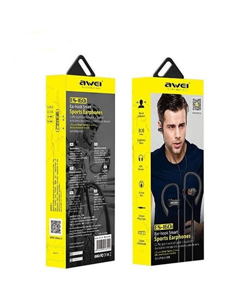 Awei ES-160I In-ear Handsfree με Βύσμα 3.5mm Μαύρο