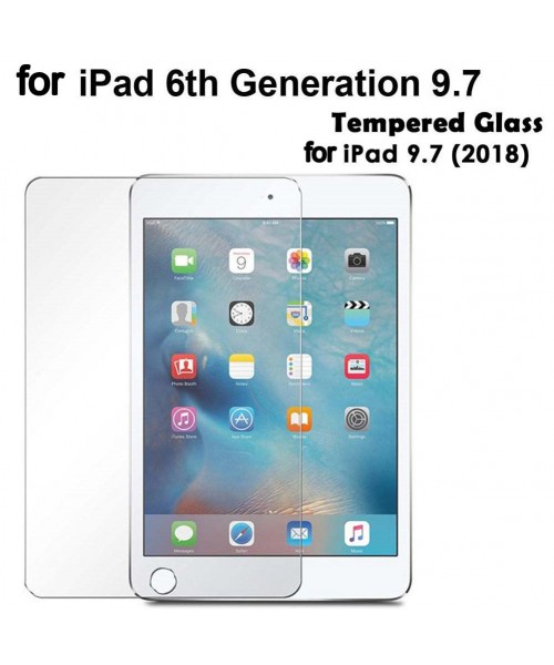 Tempered Glass 9H For Tablet - OEM - Apple (iPad 6th Generation 9.7” / iPad 2018 9.7")