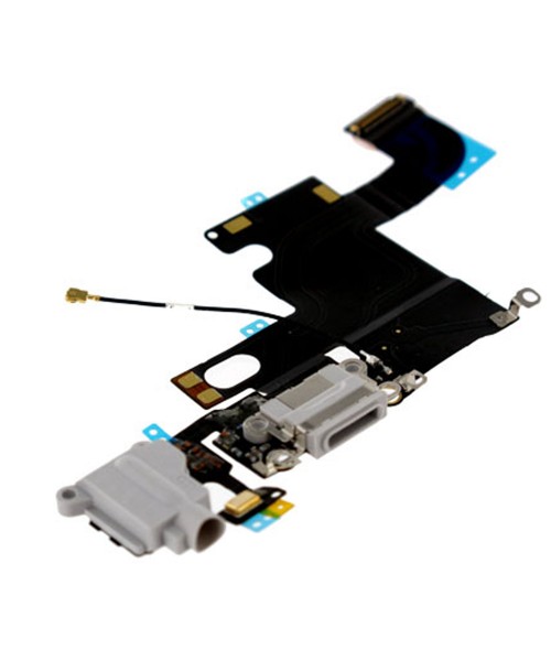 OEM Καλωδιοταινία Φόρτισης / Charging Flex And Audio Jack Iphone 6G Grey