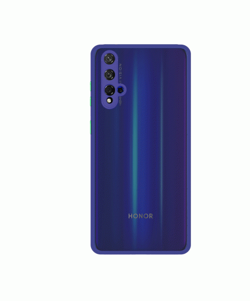 OEM ULTRA HYBIRD BORDER MATTE CASE FOR HUAWIE NOVA 5T/HONOR 20 - BLUE