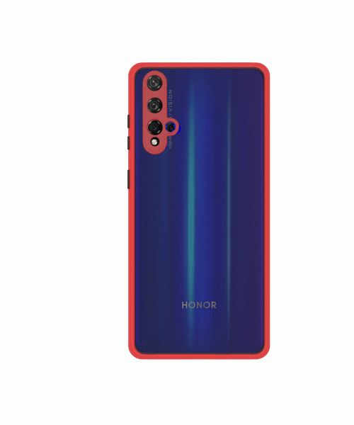 OEM ULTRA HYBIRD BORDER MATTE CASE FOR HUAWIE NOVA 5T/HONOR 20 - RED