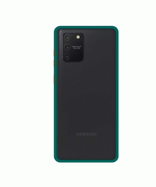 OEM ULTRA HYBIRD BORDER MATTE CASE FOR SAMSUNG GALAXY NOTE 10 LITE - GREEN