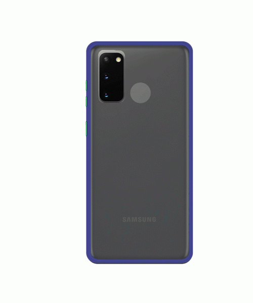 OEM ULTRA HYBIRD BORDER MATTE CASE FOR SAMSUNG GALAXY M21 - BLUE