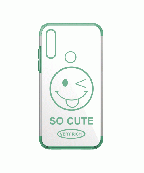 OEM Emonji Silicon Case For Samsung Galaxy A20S - Light Green