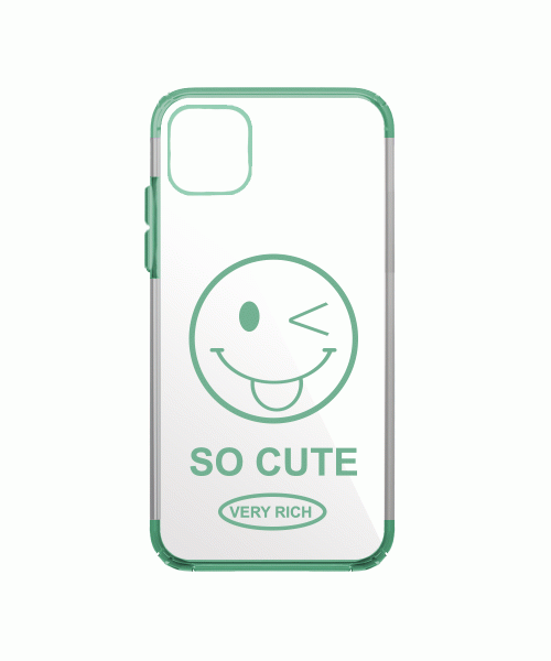 OEM Emonji Silicon Case For Iphone 12/12 Pro - Light Green