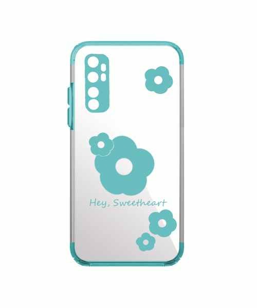OEM Emonji Silicon Case For Xiaomi Mi Note10Lite - Light Blue