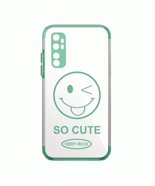 OEM Emonji Silicon Case For Xiaomi Mi Note10Lite - Light Green