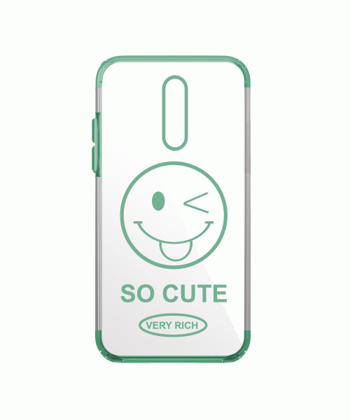 OEM Emonji Silicon Case For Xiaomi Redmi 9 - Light Green