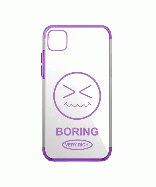 OEM Emonji Silicon Case For Huawei Y6P - Light Purple