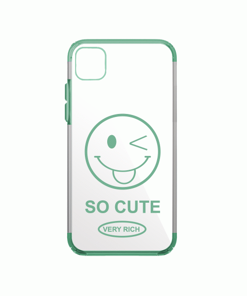 OEM Emonji Silicon Case For Huawei Y6P - Light Green