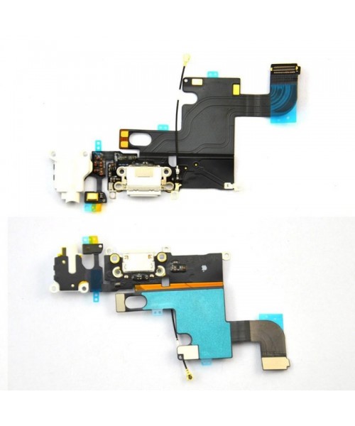 OEM Καλωδιοταινία Φόρτισης / Charging Flex And Audio Jack Iphone 6G Plus White