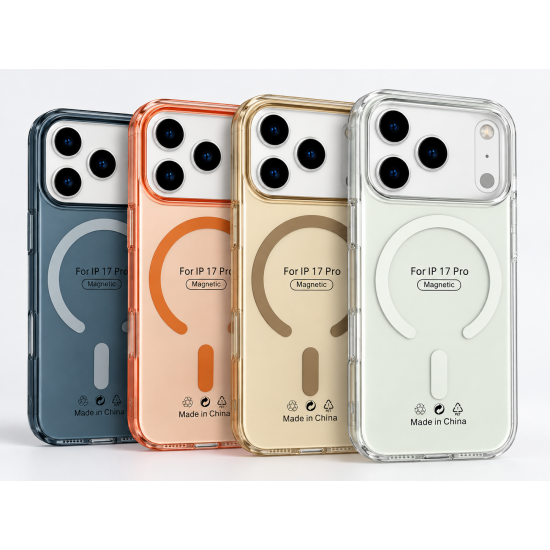Premium Σκληρή Πλαστική Θήκη iPhone 17 Pro με Magnetic Ring