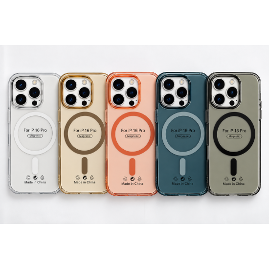 Premium Σκληρή Πλαστική Θήκη iPhone 16 Pro  με Magnetic Ring