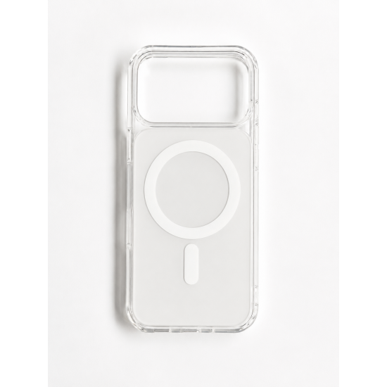 Θήκη MagSafe για iPhone 17 Pro Διάφανη με Λεύκη Πλάτη