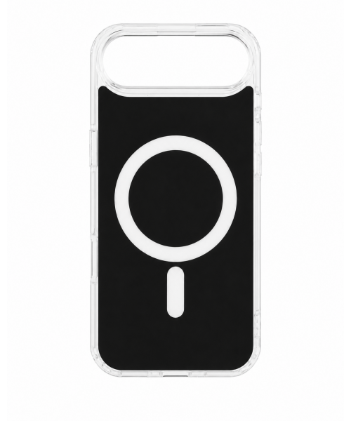 Θήκη MagSafe για iPhone 17 Air Διάφανη με Μαύρη Πλάτη