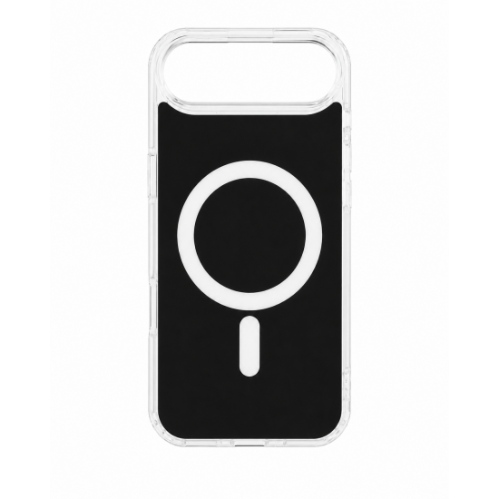 Θήκη MagSafe για iPhone 17 Air Διάφανη με Μαύρη Πλάτη