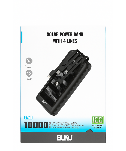 BUKU Solar Power Bank MG-G79 10000mAh