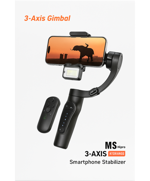 Gimbal Σταθεροποιητής Smartphone M3 AI Pro – 3 Αξόνων με AI Παρακολούθηση
