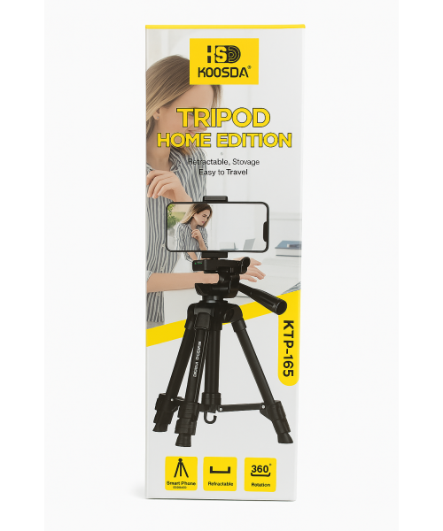 KOOSDA KTP-165 Selfie Stick Tripod με Bluetooth Remote – 650mm