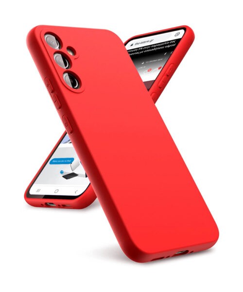 Θήκη Siiproγια Samsung Galaxy A56 5G Silicone Tpu Soft Touch -Κόκκινο