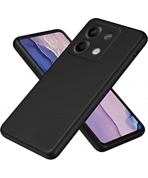 Θήκη Siipro για XIAOMI redmi note 13  -4G Silicone Tpu Soft Touch -μαύρο