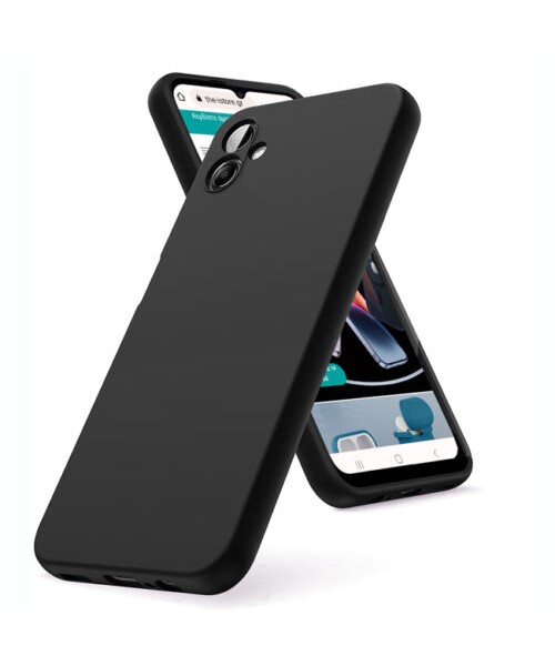 Θήκη Siiproγια Samsung Galaxy A07 Silicone Tpu Soft Touch -Μαύρο