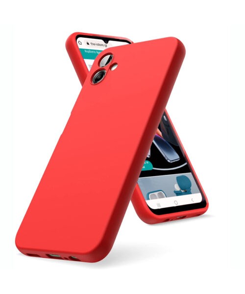 Θήκη Siiproγια Samsung Galaxy A07 Silicone Tpu Soft Touch -Κόκκινο