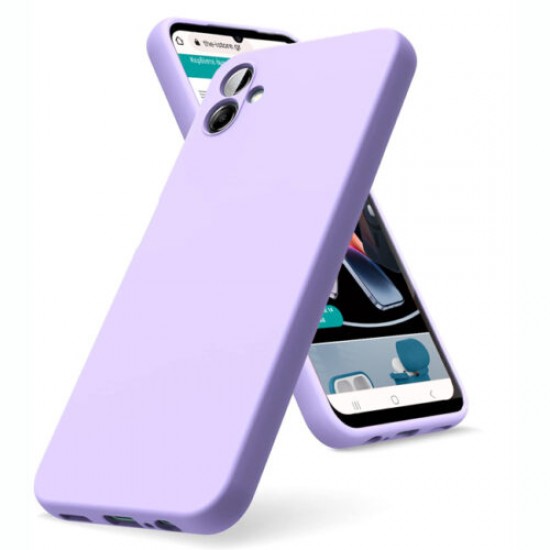 Θήκη Siiproγια Samsung Galaxy A07 Silicone Tpu Soft Touch -Λιλά
