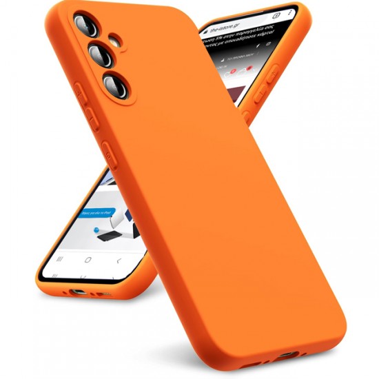 Θήκη Siiproγια Samsung Galaxy A56 5G Silicone Tpu Soft Touch -Πορτοκαλί