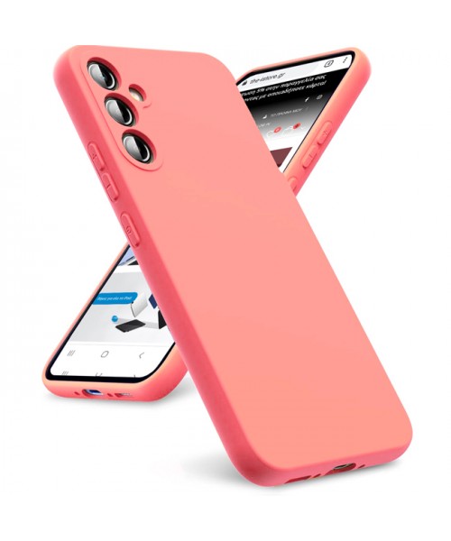 Θήκη Siiproγια Samsung Galaxy S25 FE 5G Silicone Tpu Soft Touch -Σομόν