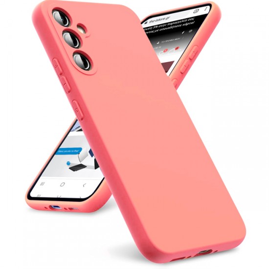 Θήκη Siiproγια Samsung Galaxy S25 FE 5G Silicone Tpu Soft Touch -Σομόν