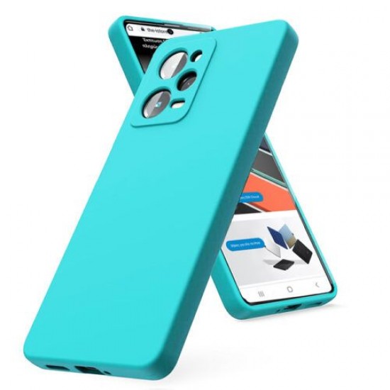 Θήκη Siipro για XIAOMI Redmi note  12 pro  -5G  Silicone Tpu Soft Touch -Τιρκουάζ
