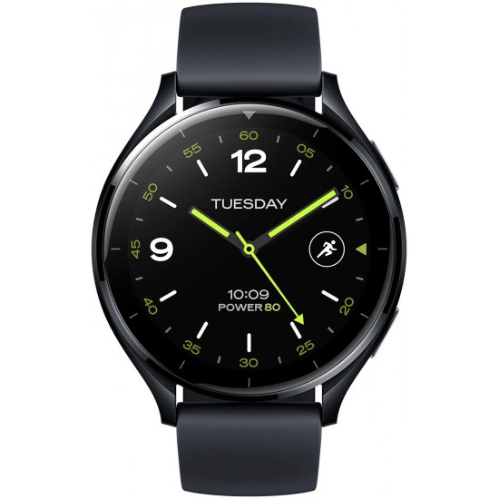 Xiaomi Watch 2 47mm Αδιάβροχο με Παλμογράφο (Black)