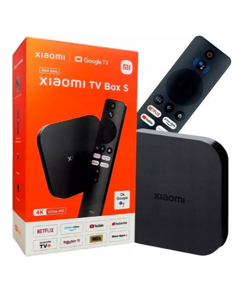 Xiaomi TV Box Mi Box S 2nd Gen 4K UHD με WiFi USB 2.0 2GB RAM και 8GB Αποθηκευτικό Χώρο με Λειτουργικό Android