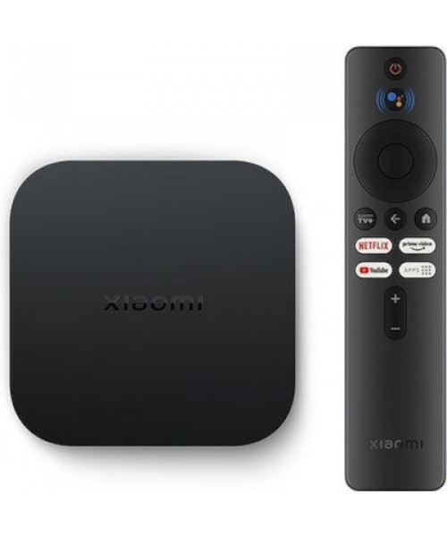 Xiaomi TV Box Mi Box S 2nd Gen 4K UHD με WiFi USB 2.0 2GB RAM και 8GB Αποθηκευτικό Χώρο με Λειτουργικό Android