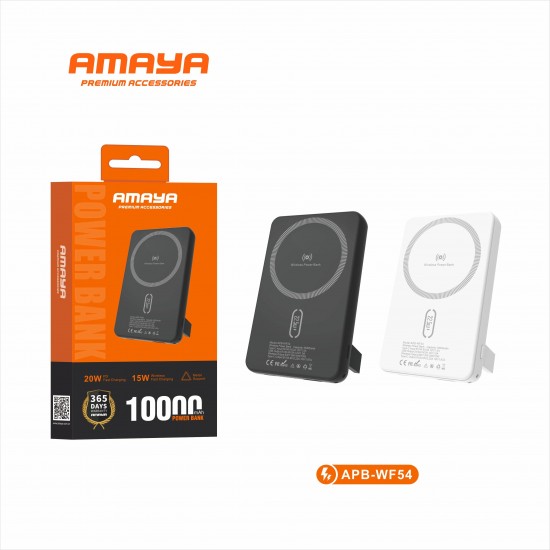 AMAYA APB-WF54 Power Bank 1000mAh Wireless fast charger AMAYA APB-WF54 Power Bank 1000mAh Wireless fast charger